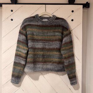 & Other Stories Striped Mohair Sweater